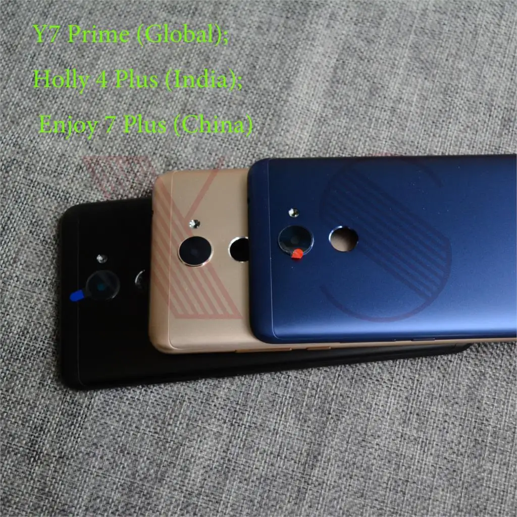 Новый оригинальный чехол для задней панели батареи двери Y7 Prime/ Holly 4 Plus / Enjoy 7 Plus|back