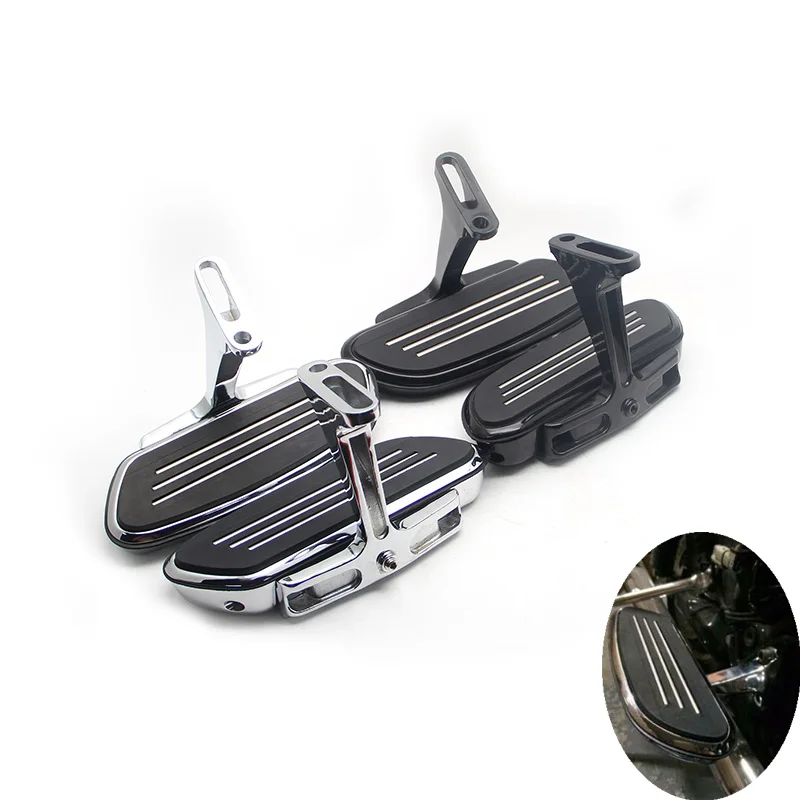 Streamline Passenger Floorboard Footboard Set For Harley Street Road Glide 93-18