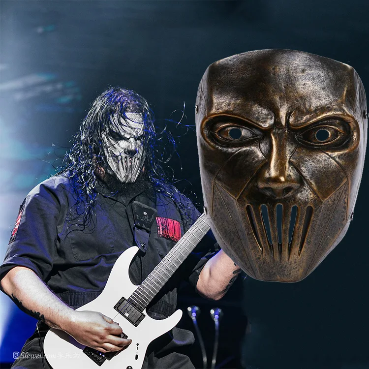 Пластиковая маска Джои из Slipknot Косплей Маска страшная маска белая маска Slipknot взрослый необычный костюм бутафория для маскарада, Хэллоуина