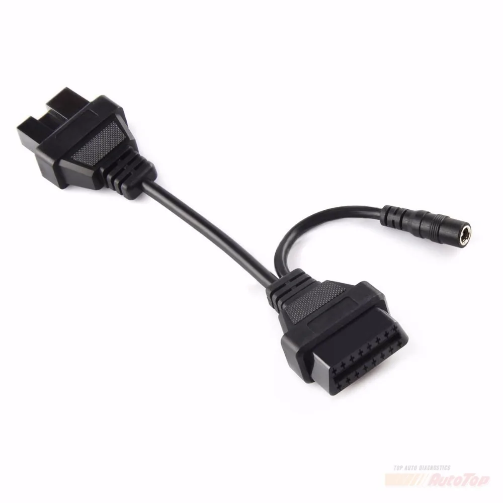 Новинка для Mitsubishi 12Pin ODB2 кабельный разъем для 16 pin OBD II Диагностический кабель для Mitsubishi 12 Pin OBD Кабель-адаптер