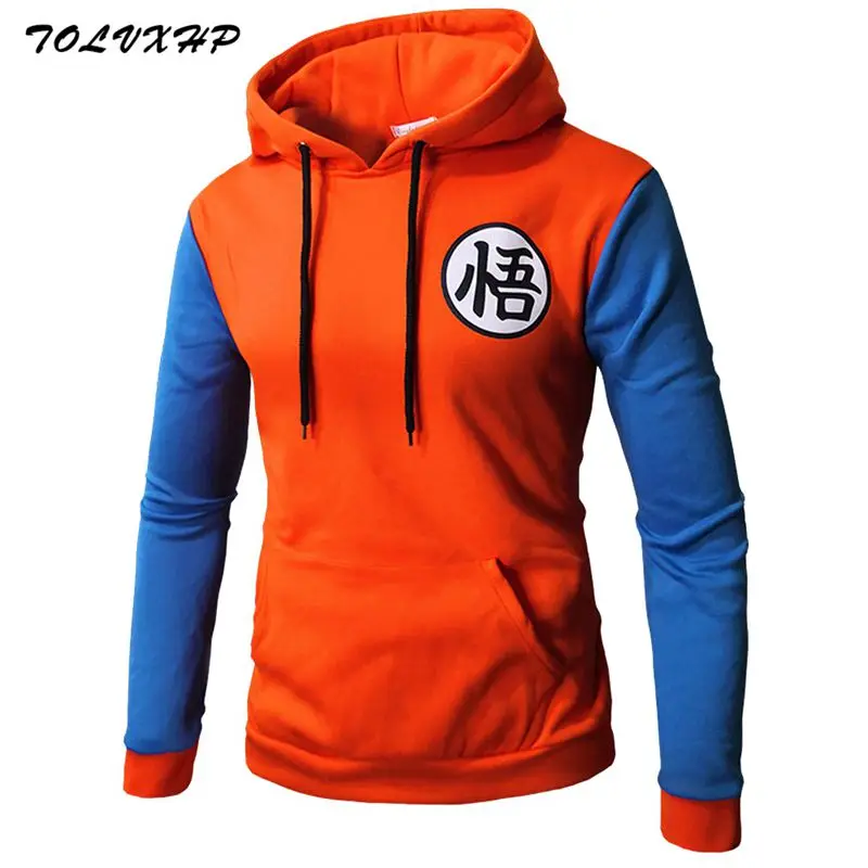 John'sBakery бренд 2018 толстовки для мужчин Dragon Ball Пальто Повседневное мужской с