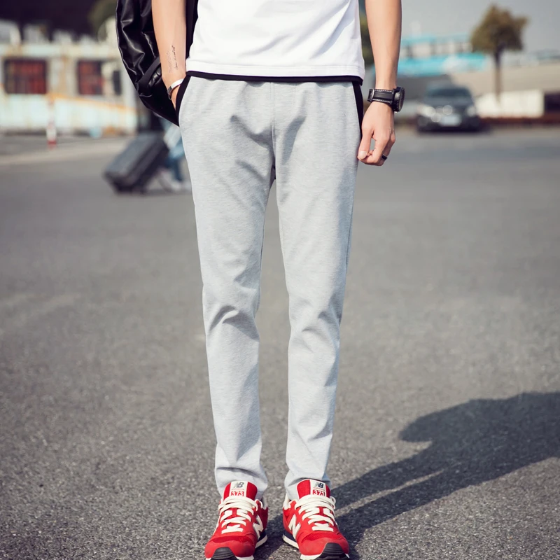 Новое поступление весна лето брюки Мужская брендовая одежда повседневные мужские брюки наивысшего качества Модные мужские тренировочные брюки Размер M-5XL