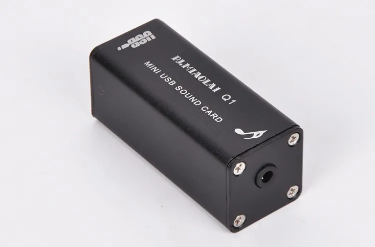 USB DAC PJ. MIAOLAI Q1 ноутбук Настольный HiFi компьютер Fever аудио Внешняя портативная декодирующая звуковая карта Высокое качество Горячая Распродажа Черный