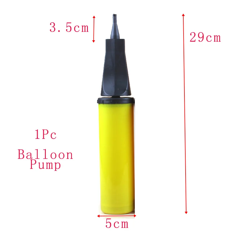 Подставка для воздушных шаров, набор для колонна-подставка, арка, пластиковый насос, украшение для дня рождения, детское предложение свадебных декоров - Цвет: 1pcs pump