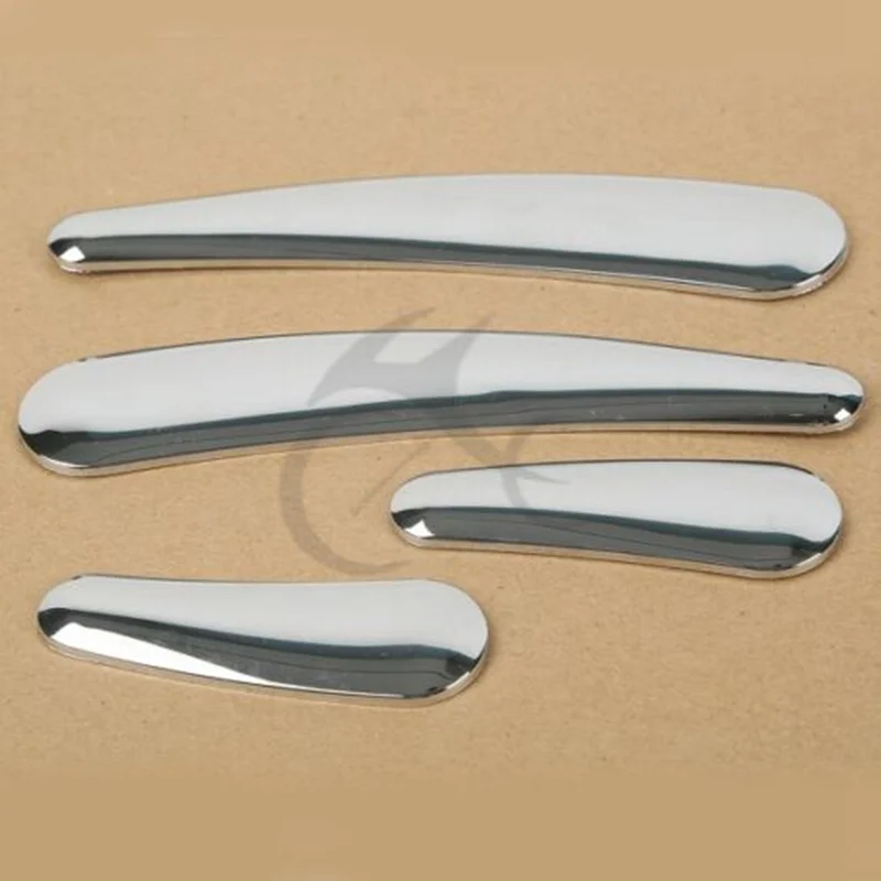 Набор хромированных каркасных вставок для мотоцикла Harley Softail Slim Deluxe Cross Bones FLS FLSTN FXSTC FLSTF 08-17 16 15 14 13 12 11