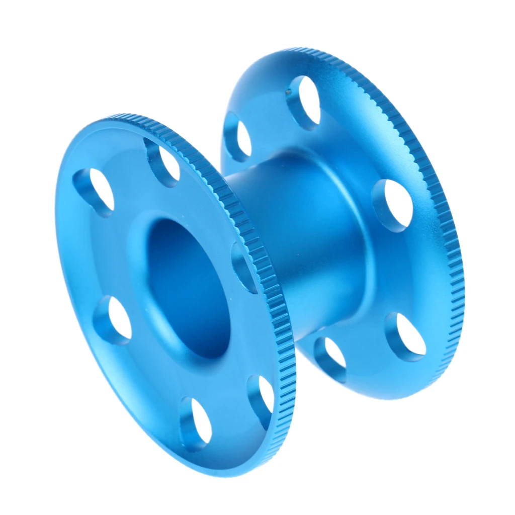 Durable Aluminum Scuba Diving Dive Finger Spool Snorkeling Guide Line Reel for Underwater Sports Accessories 
