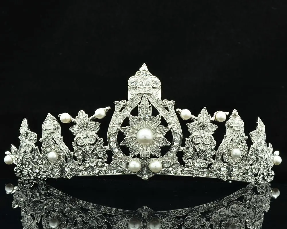 Comprar Quinceañera Tiaras y coronas nupciales perlas