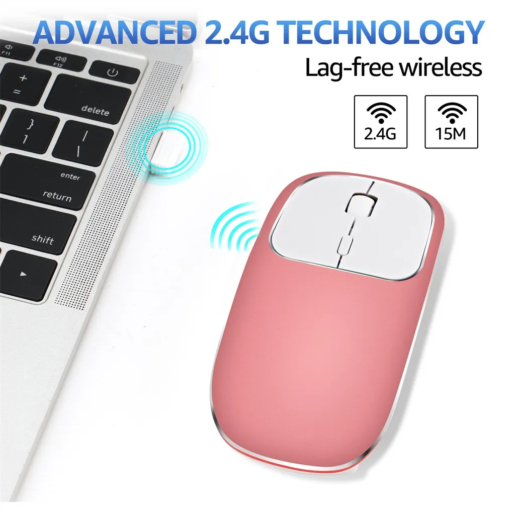 VOBERRY Bluetooth Мышь 2,4 ГГц 1600PI Портативный Беспроводной оптический Мышь 4-кнопочный игровой Мышь для офиса портативных ПК