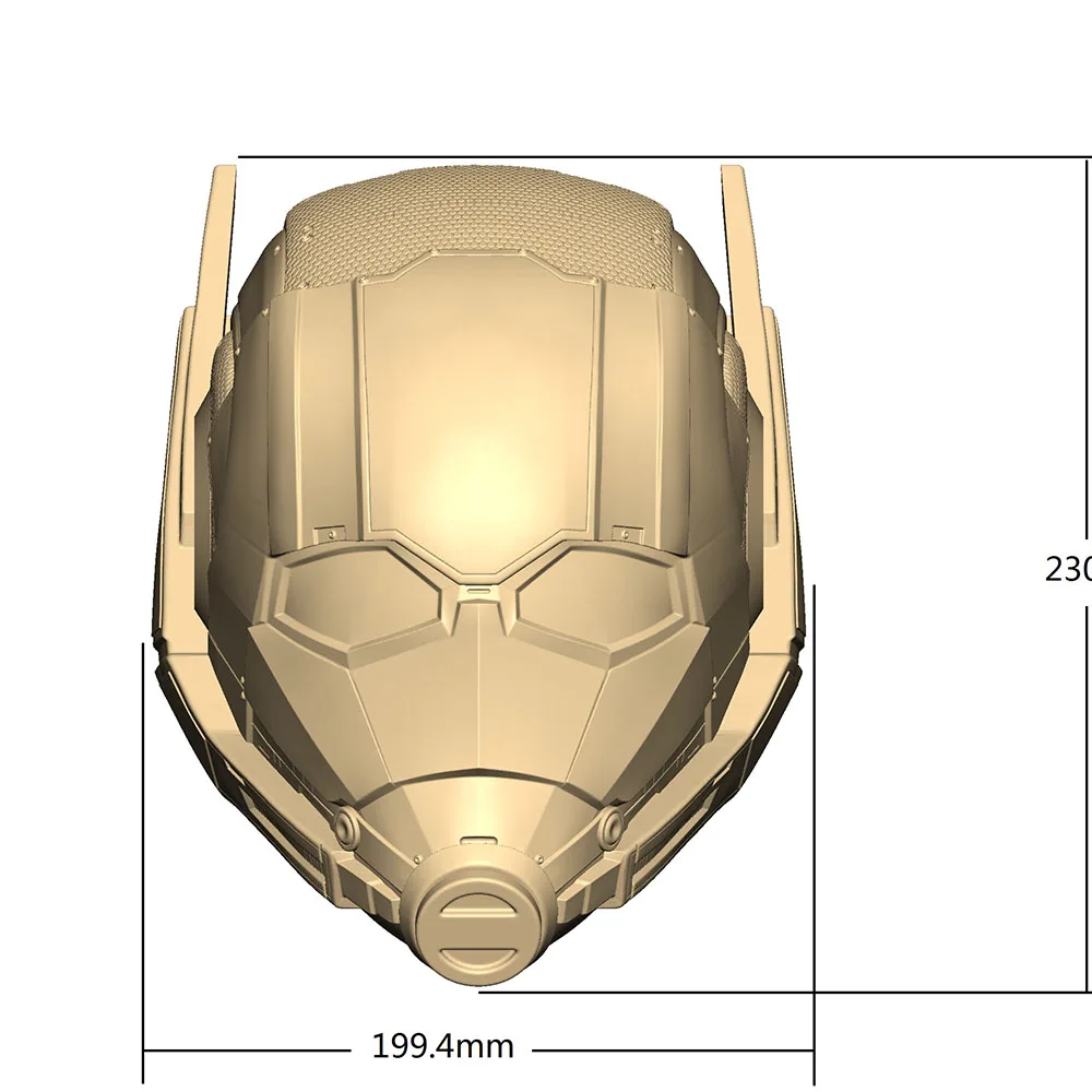Мстители муравьиный человек Шлем маска косплей костюмы ПВХ