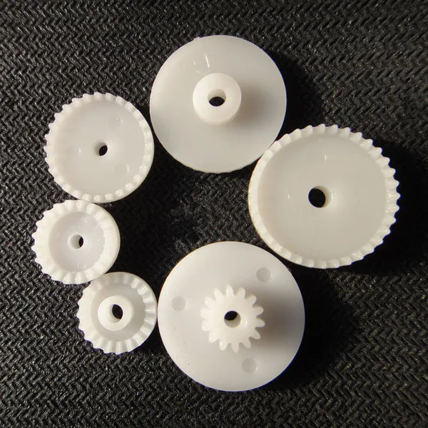 

F17661 JMT 1Pack Plastic Modulus 0.5 Tooth Crown Face Gear M0.5 External Gear Hardened Spur Gear DIY Toy Accessory