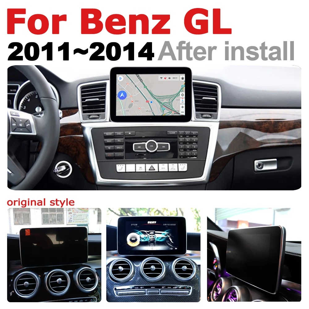 Car Android Radio GPS Multimedia player For Mercedes Benz   GL 2011-2014 stereo HD Screen Navigation Navi Media2