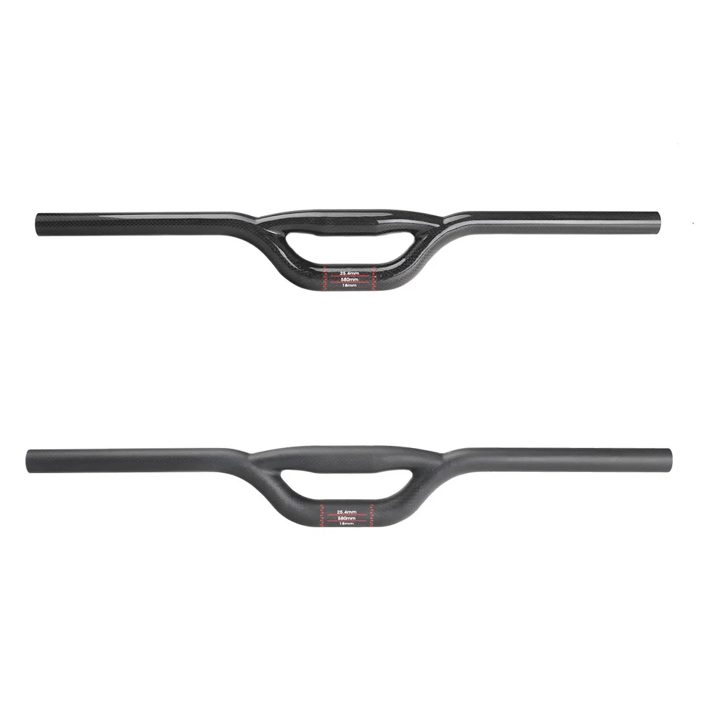 full carbon fiber handlebar mountain bike handlebar 25.4mm BMX folding