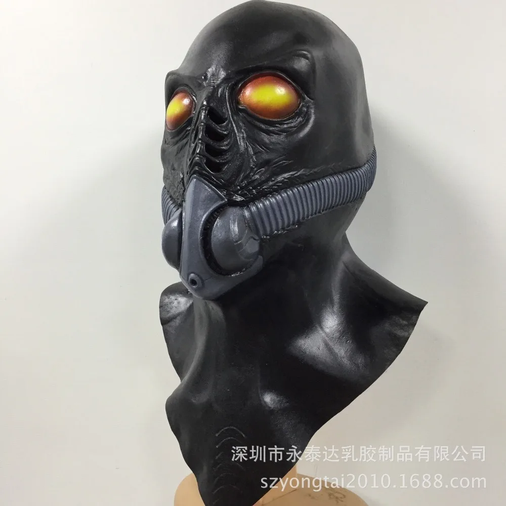 С принтом «Звездные войны» внеземных в настоящее время Хеллоуин маска террориста костюм вечерние кислорода вечерние Производительность реквизит