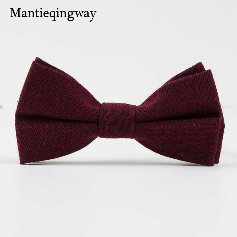 

Mantieqingway Cotton Bowtie For Children Wedding Party Suits Bow Ties Slim Banquet Kids Collar Tie Boys/Girl Collar Accessories