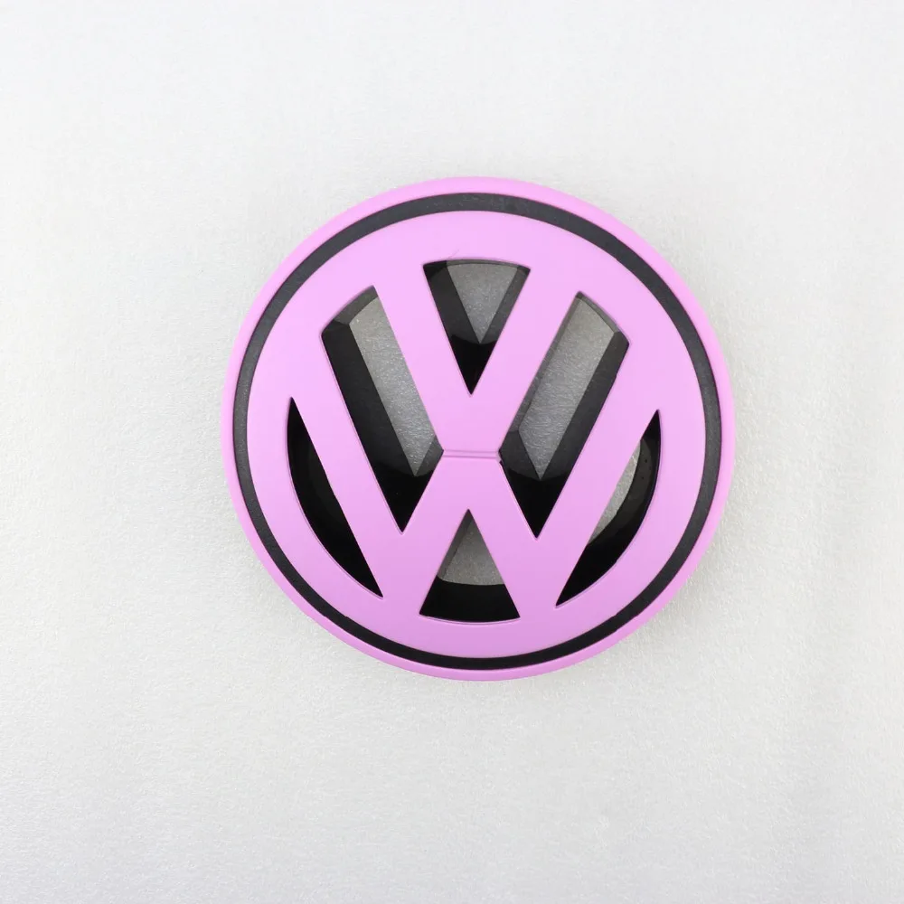 Pink Front Grille Grill Vw Emblem Badge Replacement For Volkswagen