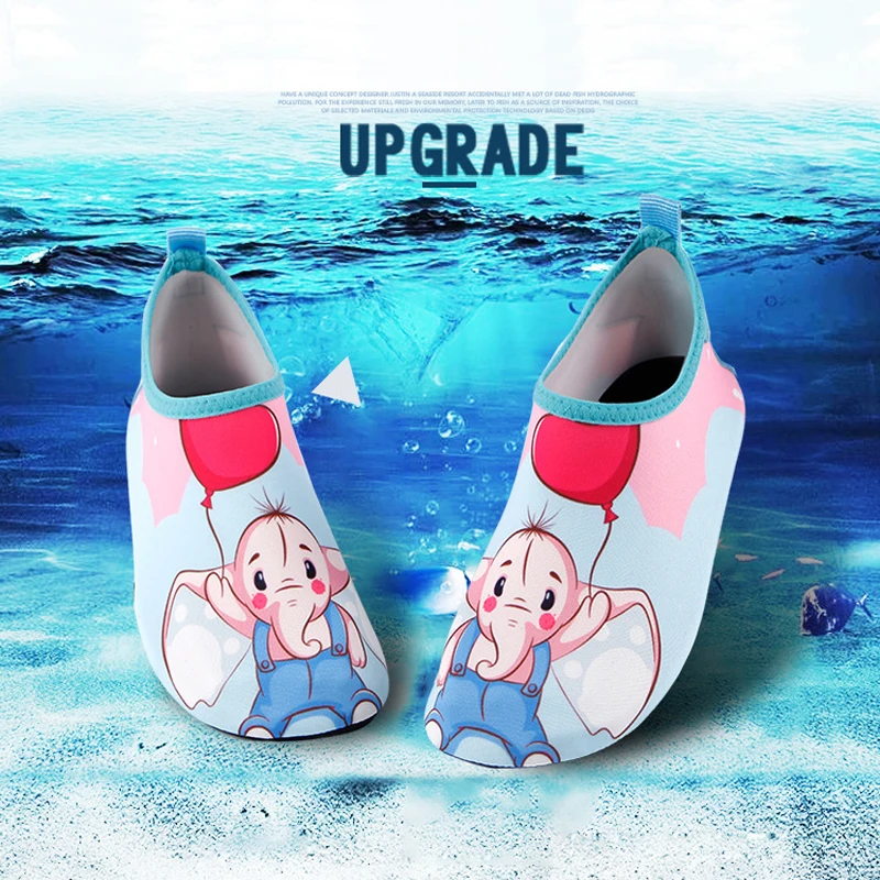 Kid Girl Boy Swim Water Shoes Toddler Baby Owl Barefoot Anti-Slip Quick Dry Aqua Shoes Socks for Beach Pool Swimming Surf