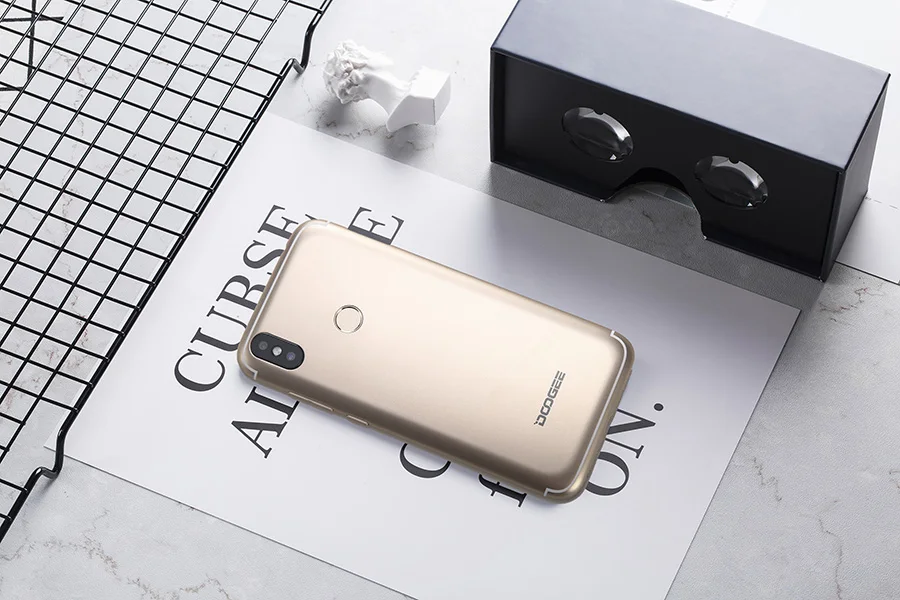 DOOGEE BL5500 Lite u-образная Android 8,1 6,1" MTK6739 четырехъядерный 2 Гб ОЗУ 16 Гб ПЗУ 5500 мАч две sim-карты 13 МП отпечаток пальца мобильный телефон