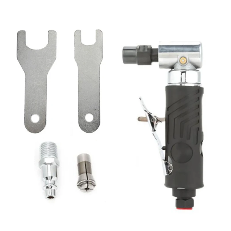 

90 Degree Grinder 1/4" Micro Air Die Grinder Tool Pneumatic Grinding Polisher Mold Engraving Tools Machine Polisher Cleaning