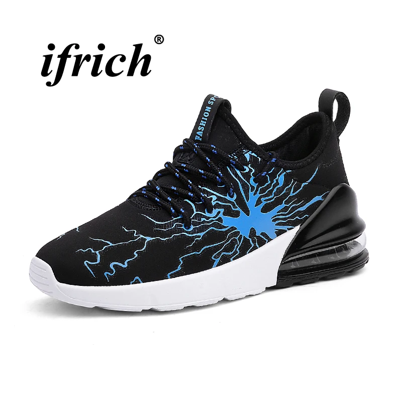 

Couples Running Shoes Royal Blue Black Woman Sports Shoes Spring Summer Male Trainers Lightweight Rubber Sole Sneakers for Sport