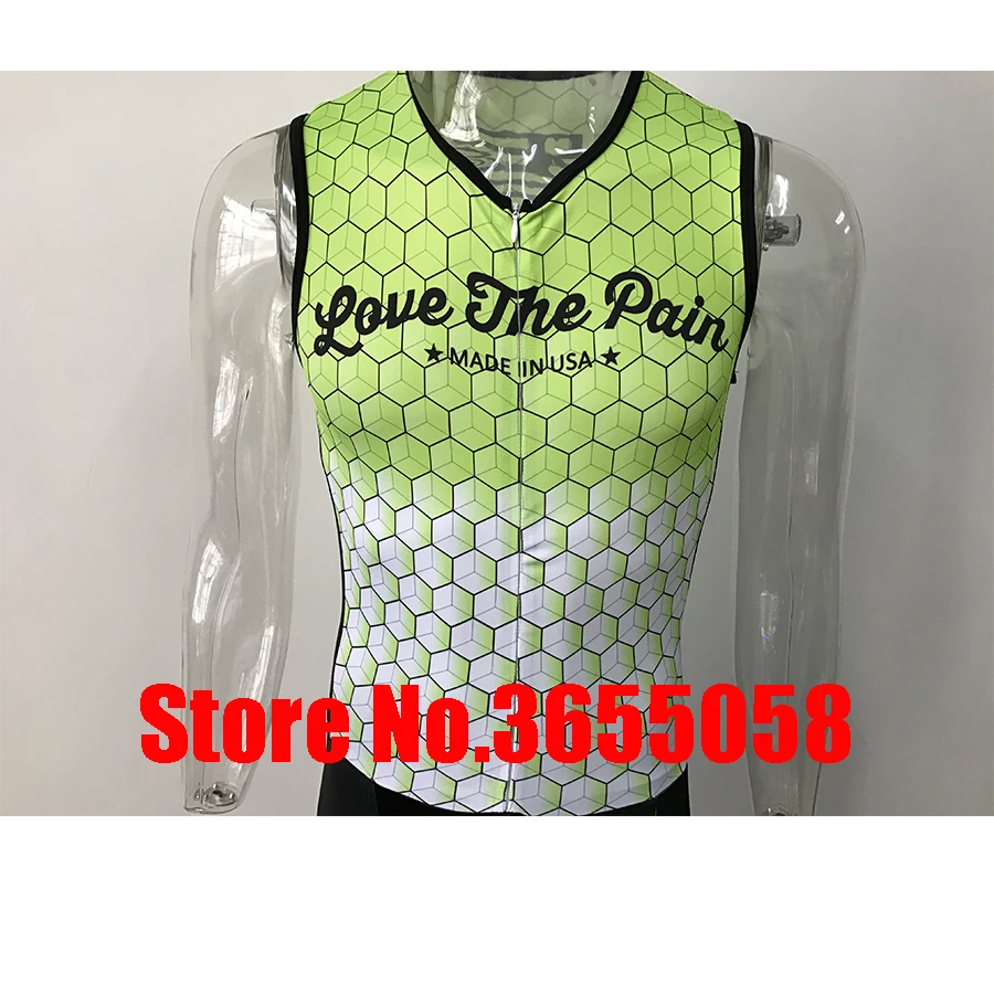 الحب الألم 2019 برو فريق بدلة ترايثلون الرجال أكمام الدراجات جيرسي Skinsuit بذلة مايوه الدراجات روبا ciclismo مجموعة
