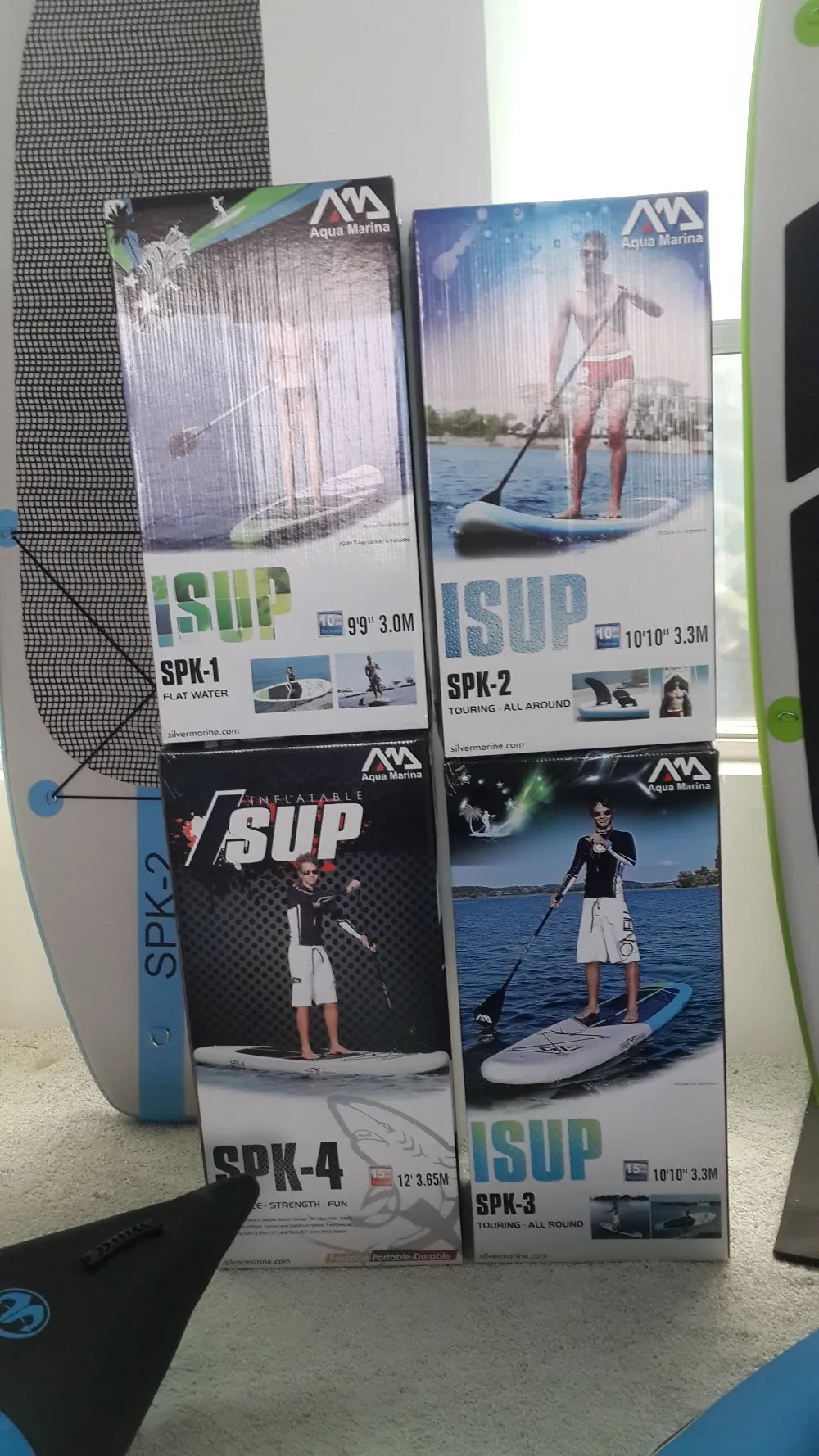 Горячие aqua Marina 10FT SPK-3 10'10''x30''x6'' стоячего весло доски для серфинга SUP каяк надувная лодка рыбалка