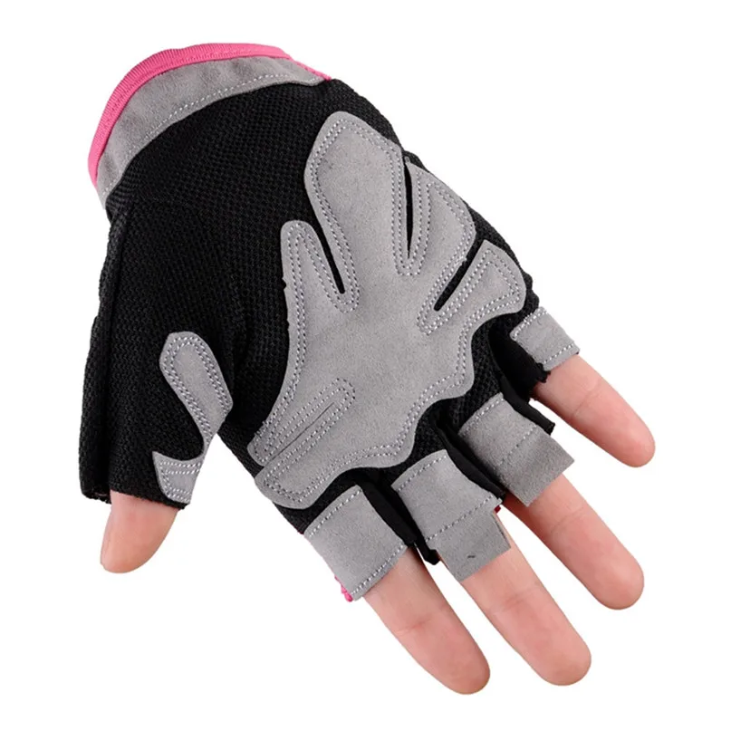 Cycling Gloves Anti Skid Bike Mens Women's MTB Sports Gloves Mountain Bicycle Half Finger Gloves Shockproof Ciclismo #2g28#F (3)