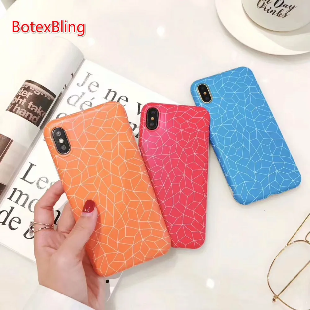 BotexBling font b 2018 b font new case watercube rhombus soft TPU silicone cover for font