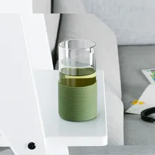 Samadoyo чайная чашка для офиса 450 мл термостойкая стеклянная кофейная кружка высокое боросиликатное стекло анти-ожога Личная чашка для чая S032B