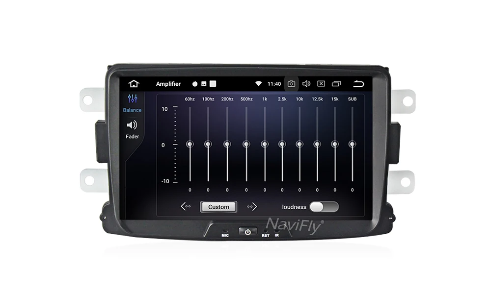 Excellent NaviFly 4GB+32GB 8"HD Android8.0 Eight core car radio player gps navigation for Lada Xray 2/Dacia/Duster/Logan/Sandero 13