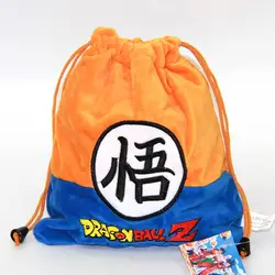21*19 см Dragon Ball Z Drawstring сумка японского аниме плюшевые игрушечные лошадки для маленьких детей мягкие игрушечные лошадки подарок