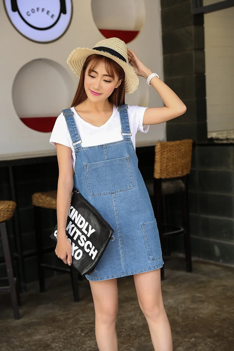 plus size denim romper dress