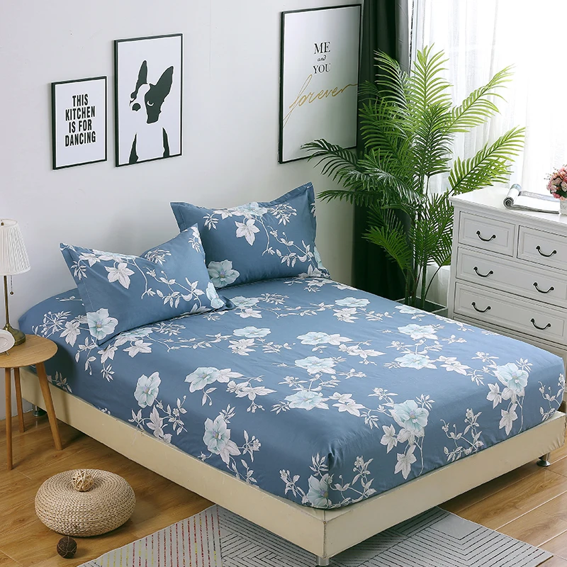 Modern simple fashion pink blue white yellower gray stripe Bedding