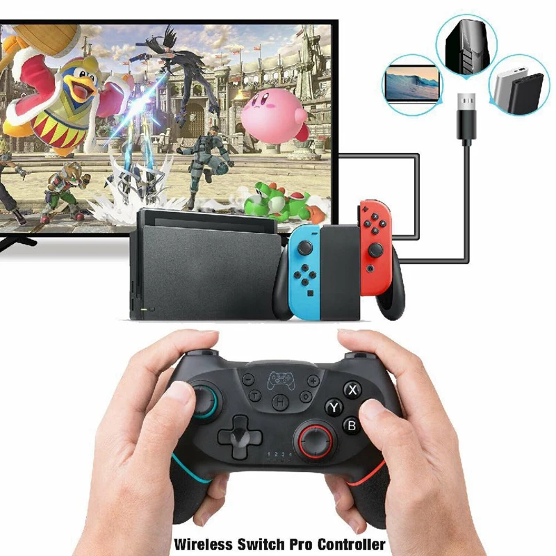 Беспроводной игровой контроллер для джойстика, bluetooth-геймпад ДЛЯ NS Switch, bluetooth-джойстик