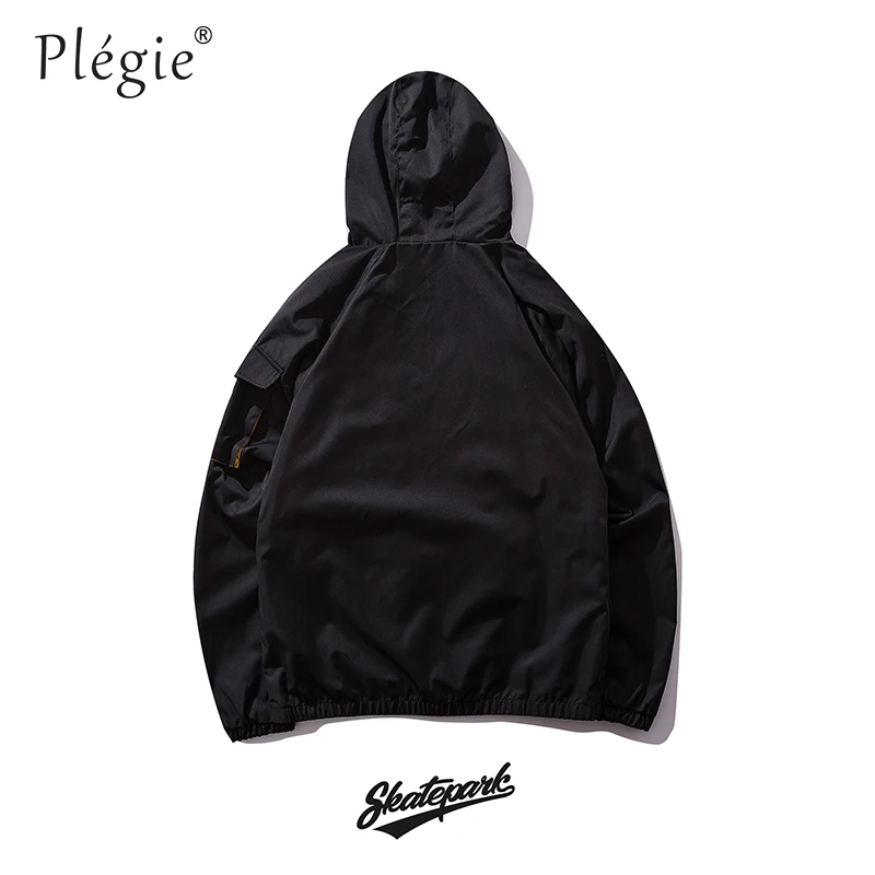 Harajuku Unisex Jacket Men Hip Hop Streetwear Hooded Jacket Windbreaker Spring 2019 Solid Color Track Jacket Coat Hoodies Harajuku Unisex Jacket Men Hip Hop Streetwear Hooded Jacket Windbreaker Spring 2019 Solid Color Track Jacket Coat Hoodies