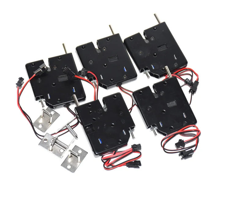 

8pcs DC 12V 2A Solenoid Electric Control Cabinet Drawer Lockers Lock Pudsh-push Design, Automatic Open the Door