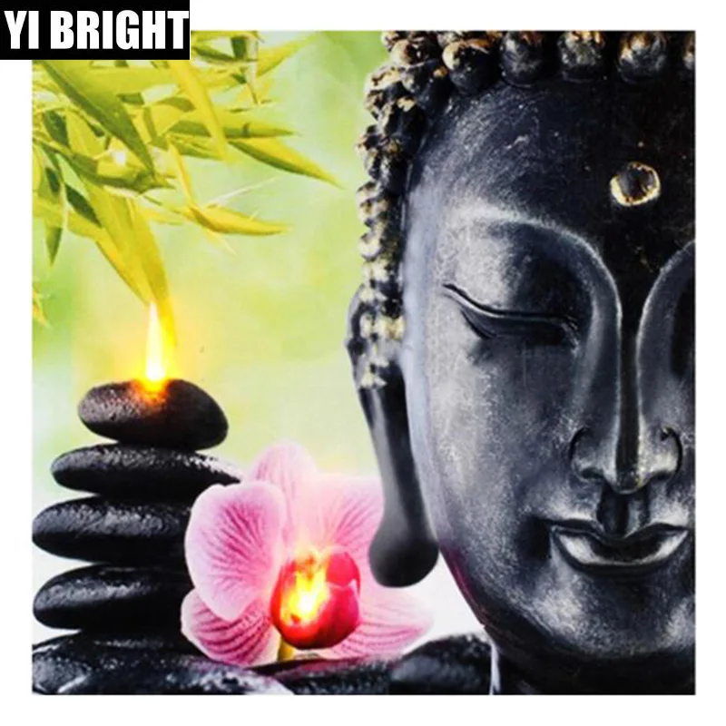 

Full Square/round Diamond Embroidery Handmade"Buddha statue" Knitting Set diamond painting House Living Room Decoration XPZ