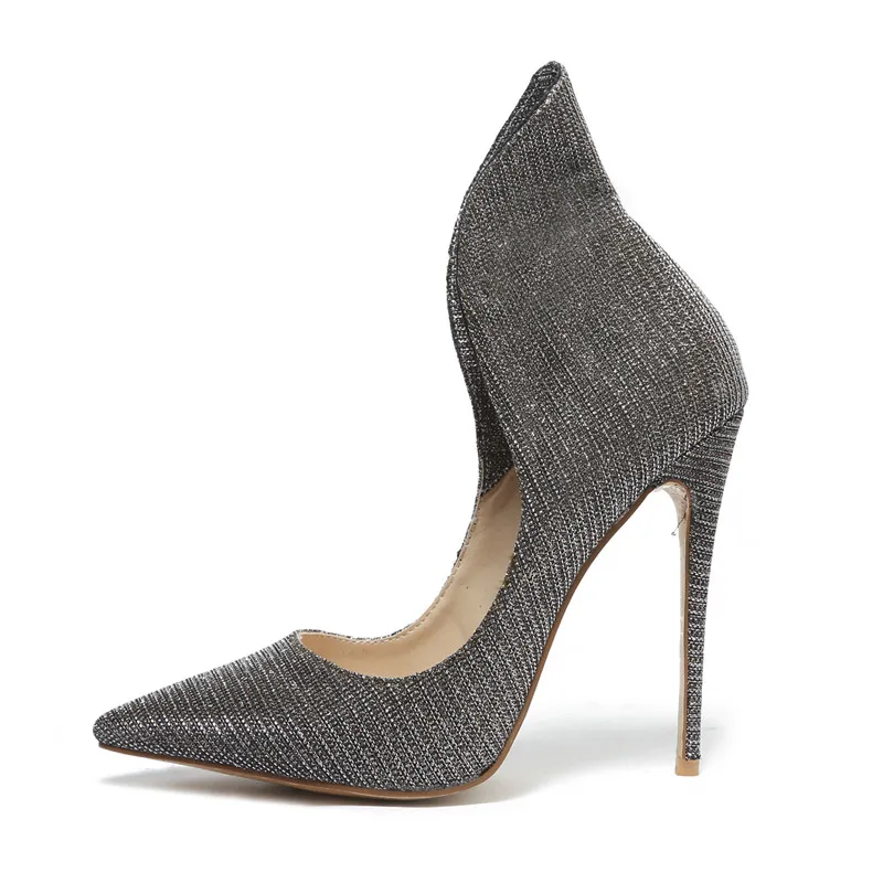 

ARQA 2019 banquet pointed Stiletto high heel women's shoes Wedding Party Pointed Toe High Heels Pump Chaussures Femme