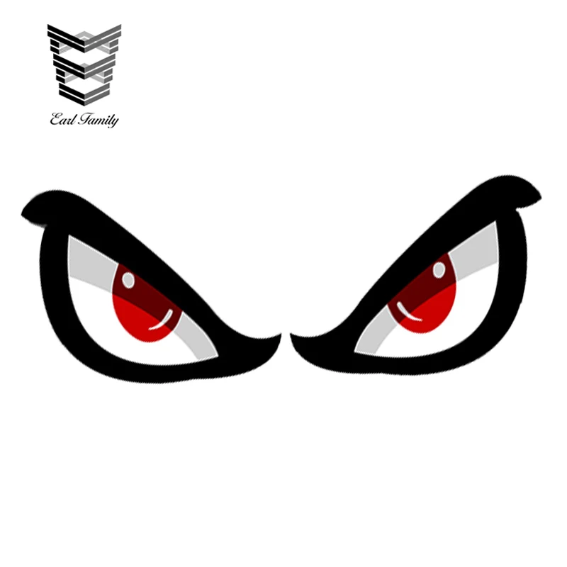 Earlfamily 13Cm X 3.25Cm Aufkleber No Fear Augen Eyes Stickers Auto Moto Fahrrad Motorrad Racing Impermeabile Car Sticker Styling