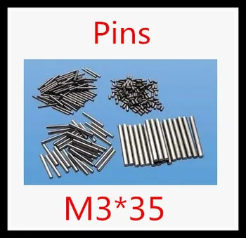 

100pcs/lot High Quality Steel round pins M3*35