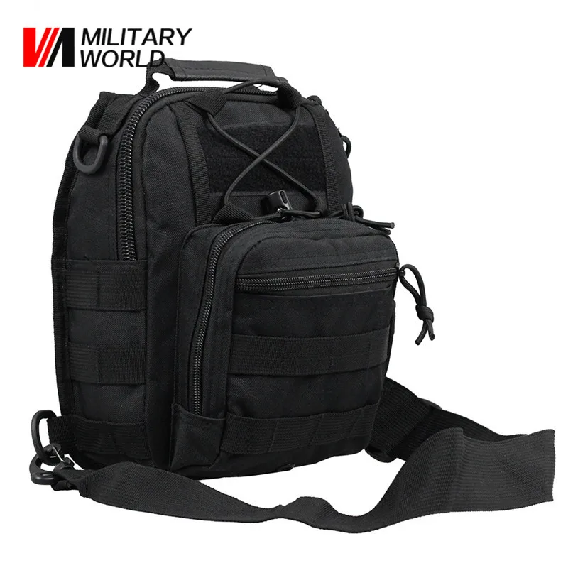 

Airsoft Tactical Military Shoulder Messenger Bags Men Sport 600D Molle Waterproof Hand Bag Chest Pack Utility Hunting Backpack