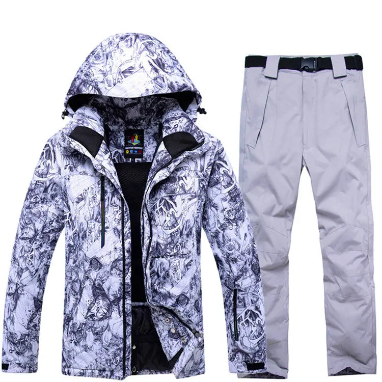 Мужские комплекты для сноубординга, открытый альпинистский лыжный инвентарь, спортивная куртка для пеших прогулок легкая сохраняющая тепло ветрозащитная Водонепроницаемая Интернет-магазин - Цвет: 6