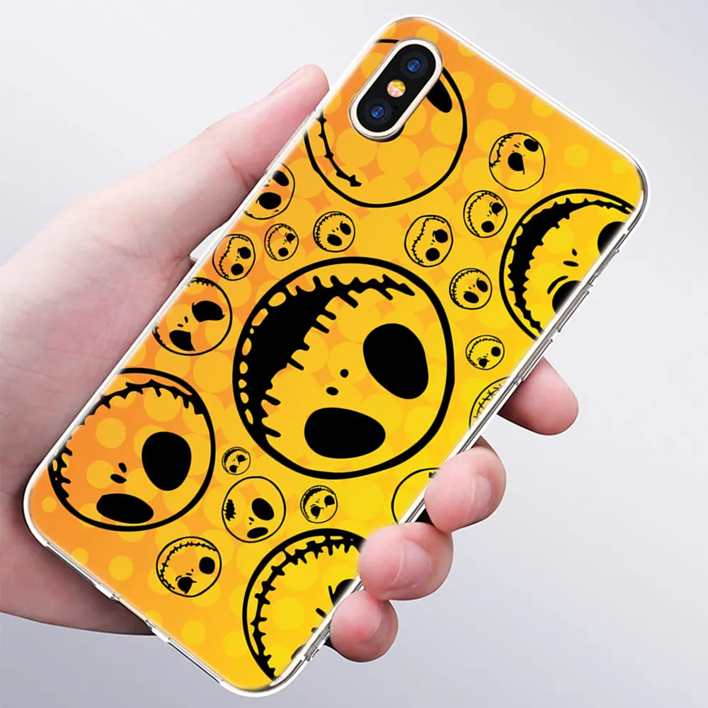 Модный силиконовый чехол Jack skellington для Apple IPhone 11 Pro XS Max X XR 7 8 6 6s Plus 5S SE TPU мягкий чехол для телефона s