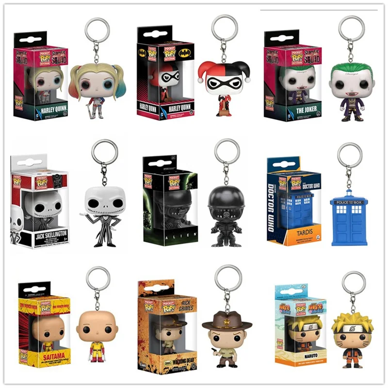Funko pop Marvel Мстители США капитан Лига Справедливости dragon ball Z Grootted Вегета Брелок