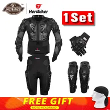 New Moto Motocross Racing Motorcycle Body Armor Protective Gear Motorcycle Jacket Shorts Pants Protection Knee Pads