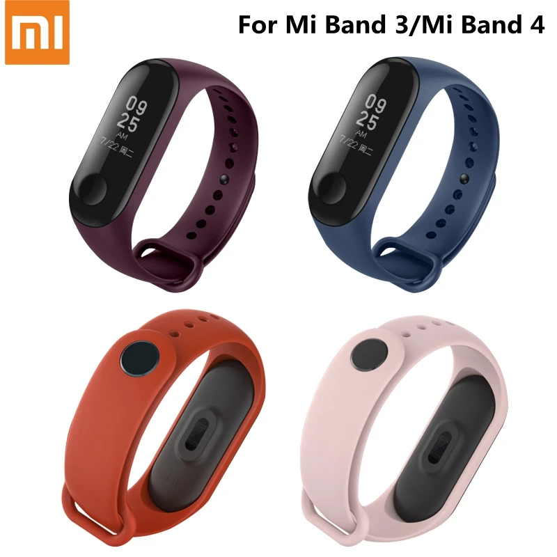 Цветной силиконовый mi Band 3 ремешок для Xiaomi mi Band 3 4 браслет для mi Band 3 4 NFC Замена