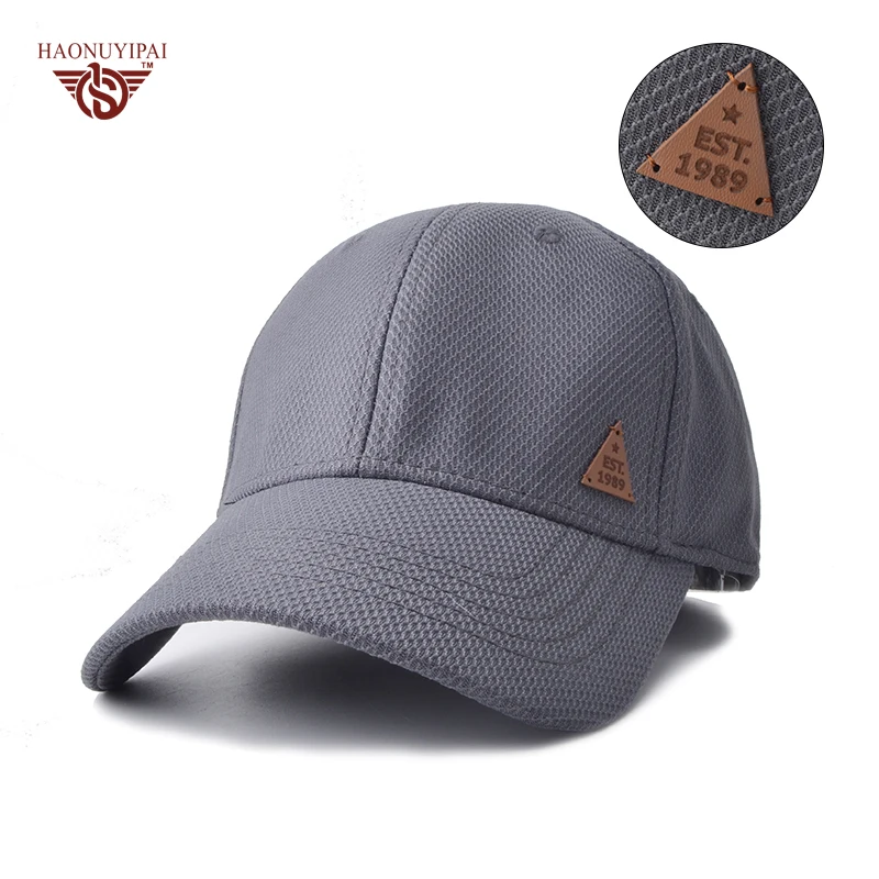HNYP 2 color 9 Logo New High Quality Solid Cotton Baseball Hat Hot Sale
