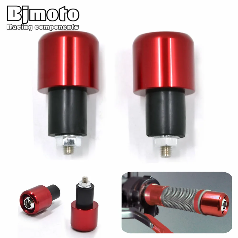 Bjmoto Cnc Motorcycle Anti Vibration Balance Handle Bar End Plug Grip