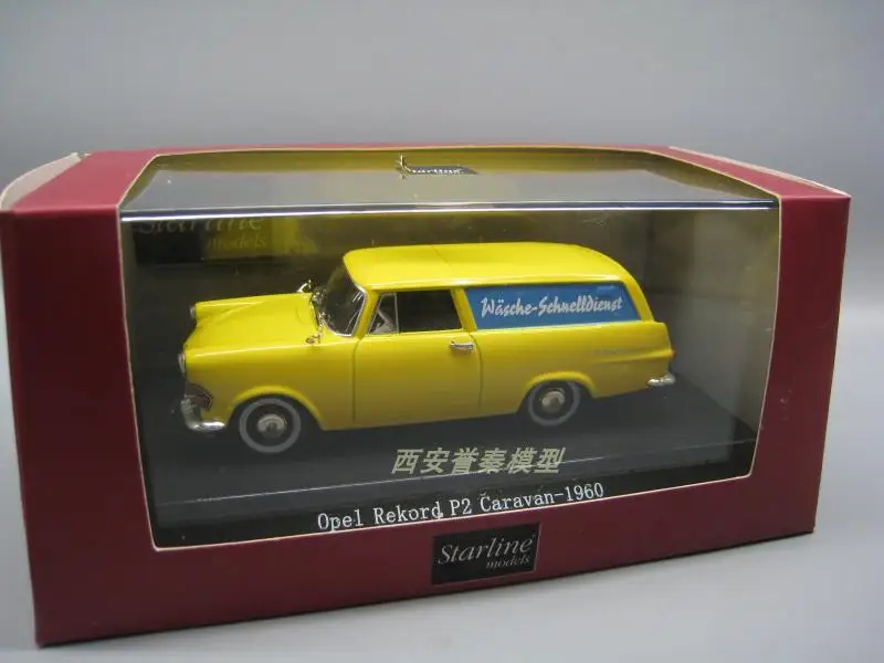 Star Line 1:43 OPEL rekord P2 CARAVAN модель автомобиля из 1960 сплава литые под давлением металлические игрушки подарок на день рождения для детей