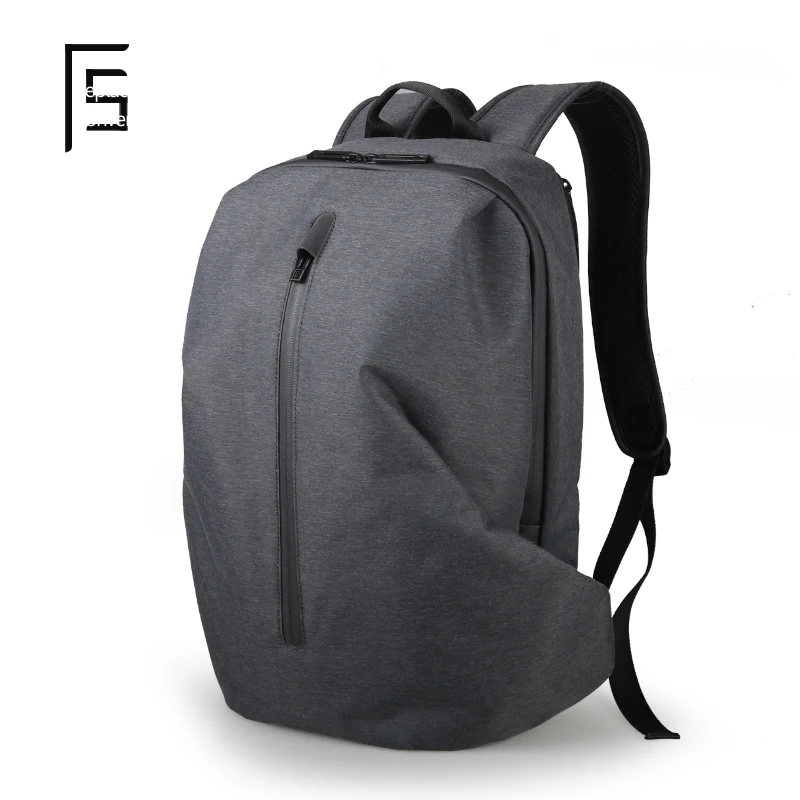FYUZE, новинка, рюкзак для компьютера, 17 дюймов, рюкзаки для ноутбука, для мужчин, для отдыха, подростков, путешествий, анти вор, большая емкость, водонепроницаемый - Цвет: Темно-серый