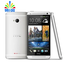 Htc original remodelado um m7 desbloqueado telefone móvel 4.7 touchtouchtouchscreen único/duplo sim quad-core 2gb ram + 32gb rom
